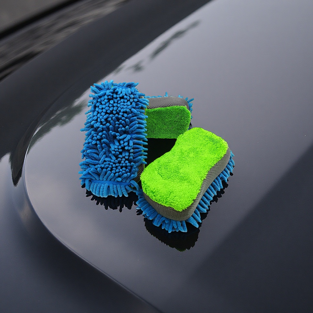 Chenier car cleaning sponge, extra-large thickened car washing sponge, high-density decontamination, multi-functional coral sponge block, car supplies details Picture