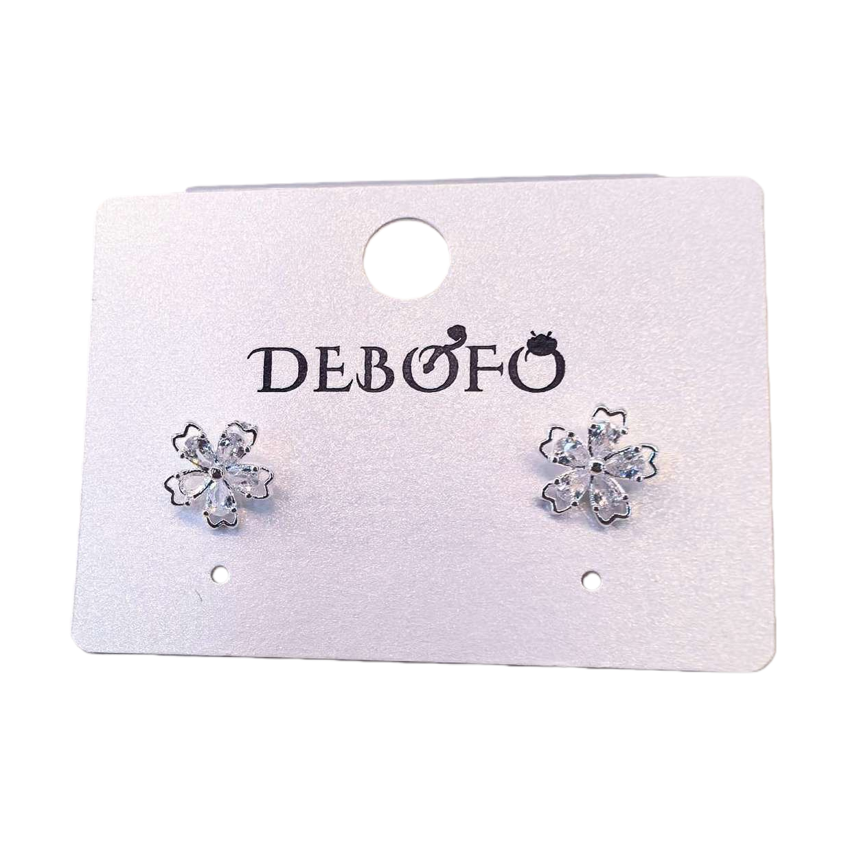 A pair of fashionable and simple silver needle stud earrings, a light luxury alloy stud earrings for women Item Picture