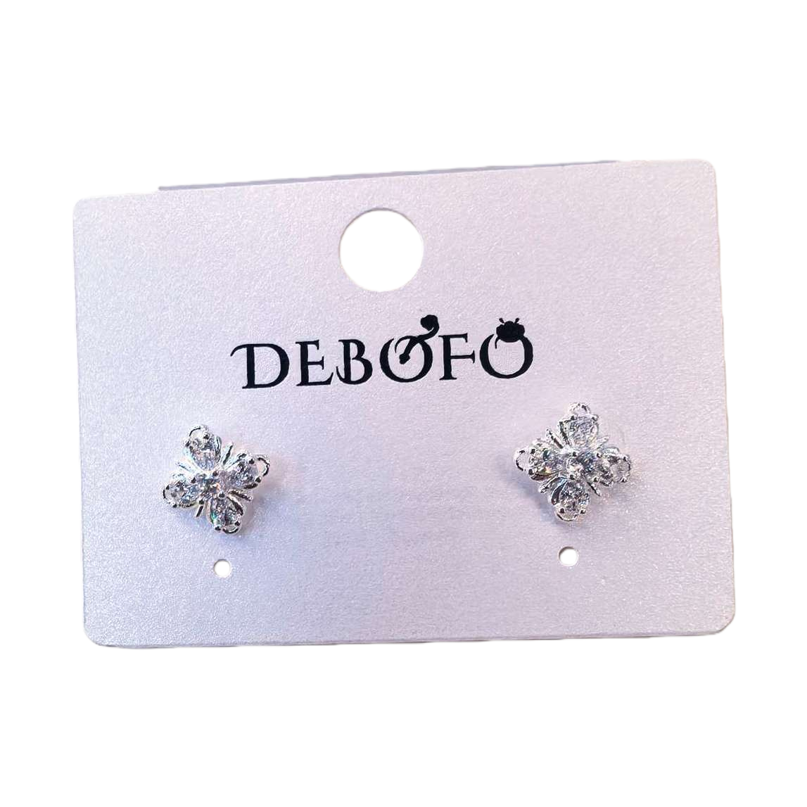 Пара серебряных штифтов, металлические серьги, роскошные серьги Item Picture