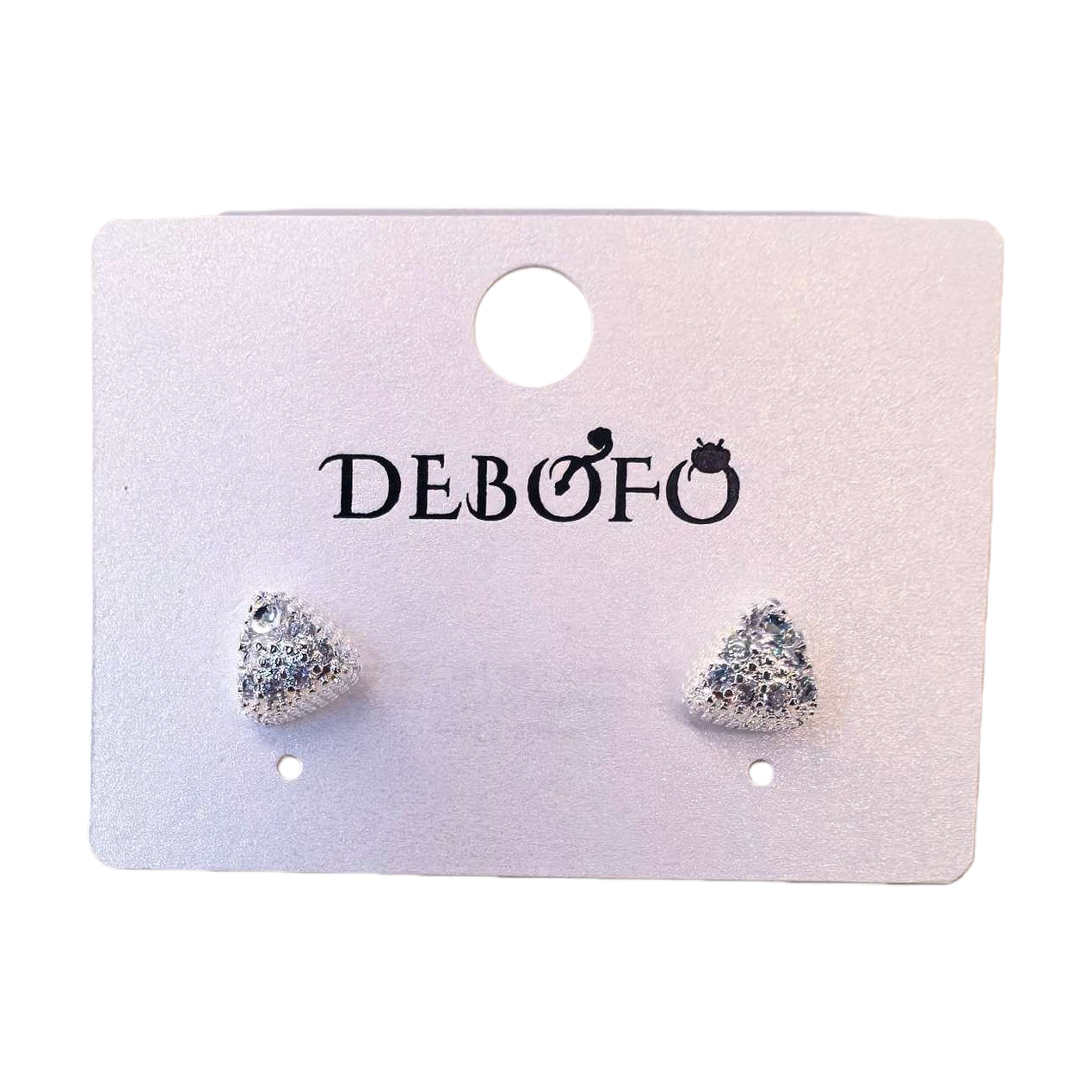 A pair of 925 silver anti-allergy ear studs for daily commuting, a light luxury ear accessory Item Picture