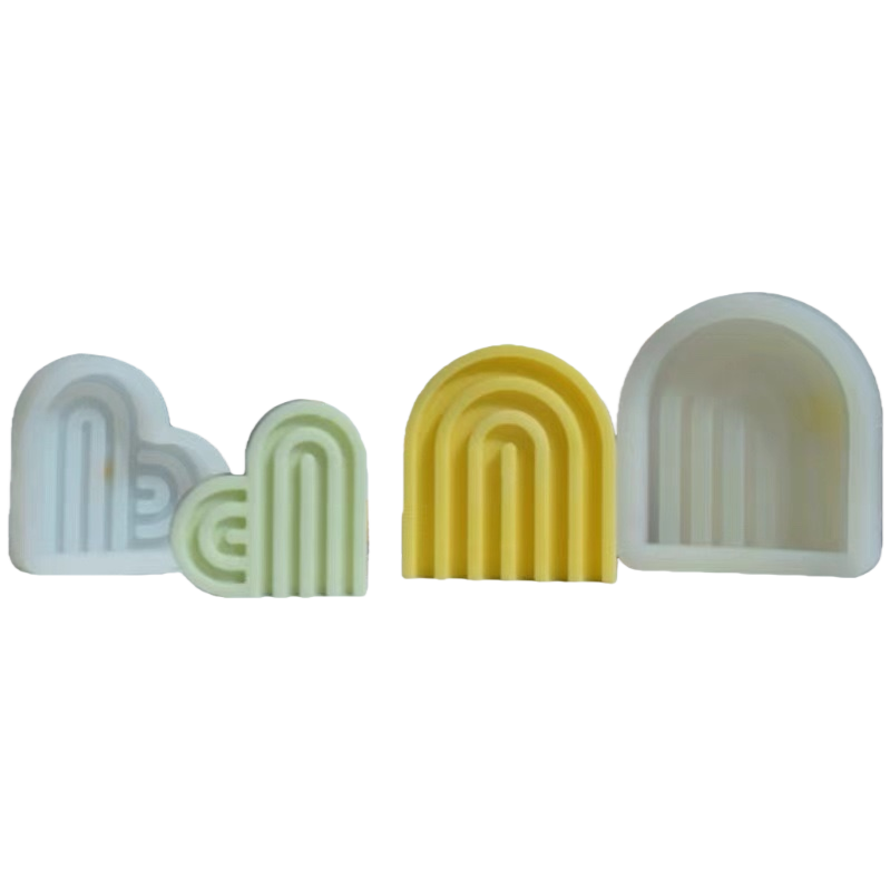 Heart-shaped candles, rainbow-shaped candles, indoor atmosphere decoration items and ornaments Item Picture