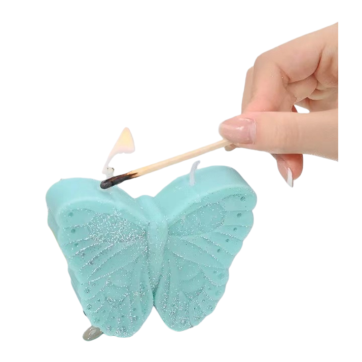 Butterfly-shaped scented candles, exquisite decorative items, smokeless and eco-friendly soy wax Item Picture