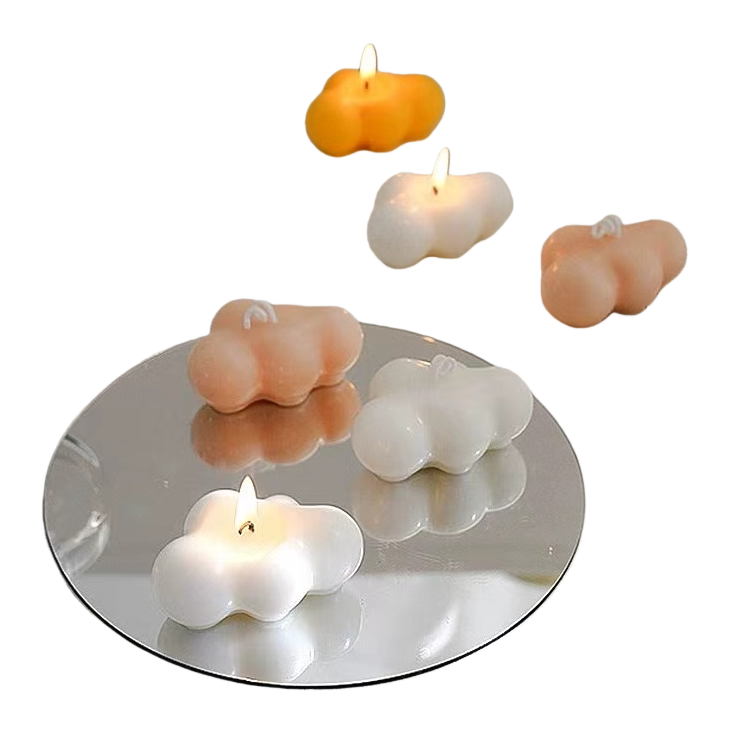 Cloud-shaped soybean candle 300g, suitable for indoor aromatherapy to create an atmosphere in the living room and bedroom Item Picture