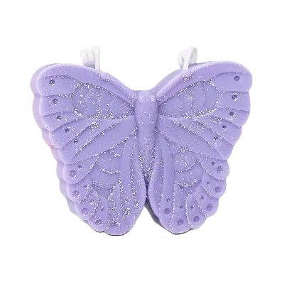 Purple butterfly-shaped scented candle flower decoration home atmosphere candle Item Picture