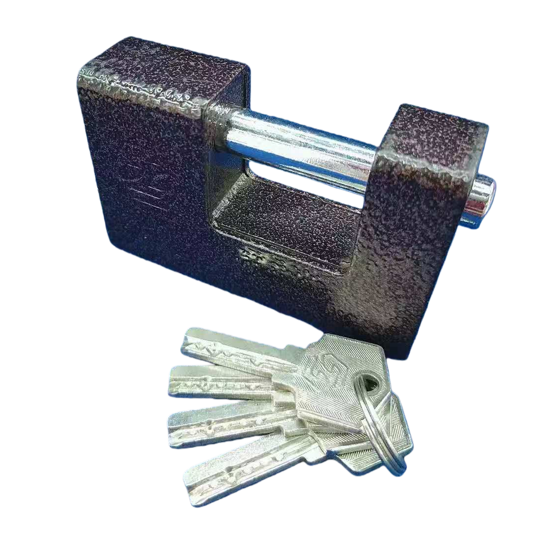 Metal padlock key model: 2 keys for convenient lock matching, anti-theft padlock Item Picture