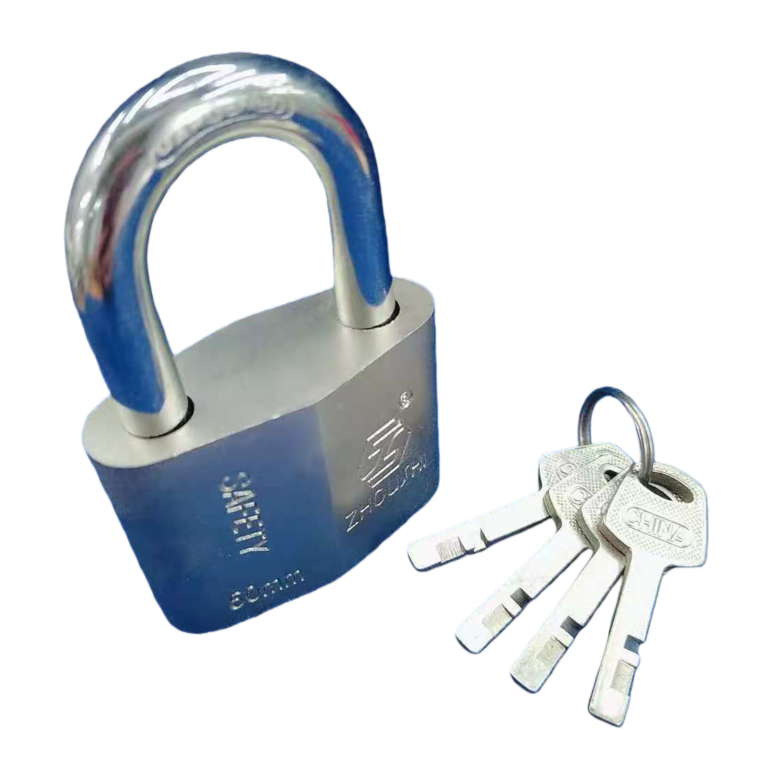 Metal padlock key model: 2 locks with 2 keys for home anti-theft hanging lock Item Picture