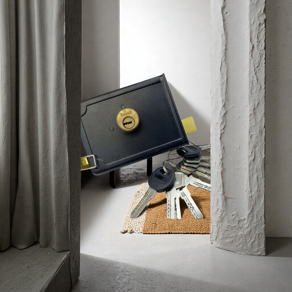 Lock set, lock box plus key, metal anti-theft door lock, hardware accessories Application Scenario