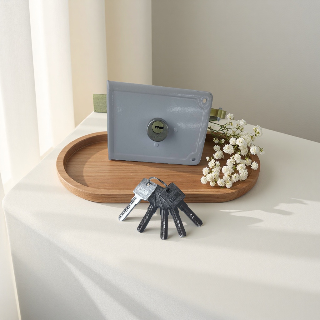 Double-key lock set, anti-theft door lock, household padlock, hardware accessories Specification image