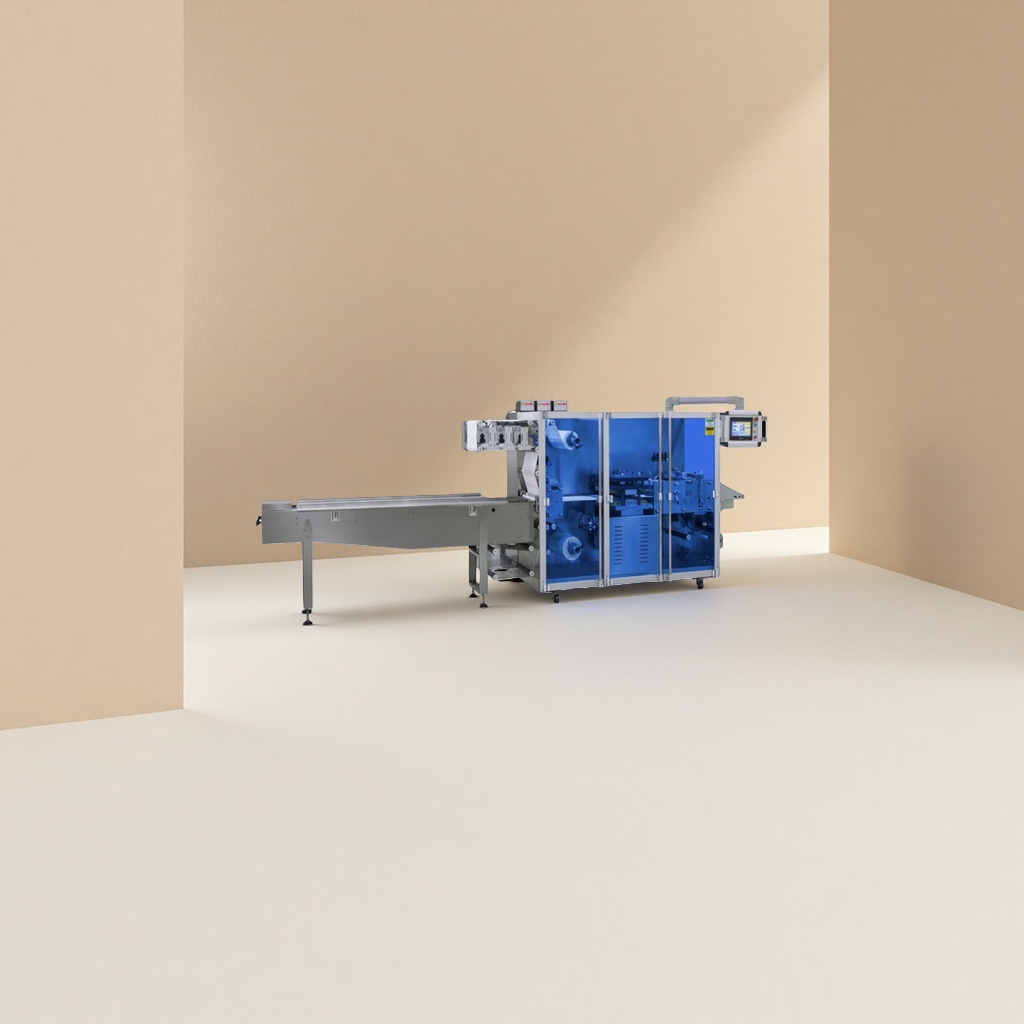 Fully automatic vertical granule and powder filling and sealing integrated machine for industrial equipment packaging