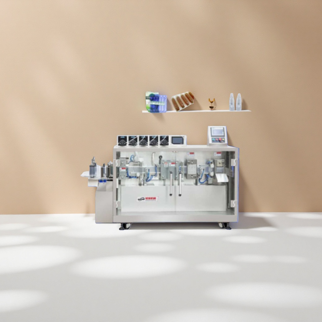 The filling machine is a fully automatic liquid filling machine equipment specifically designed for food and pharmaceutical packaging