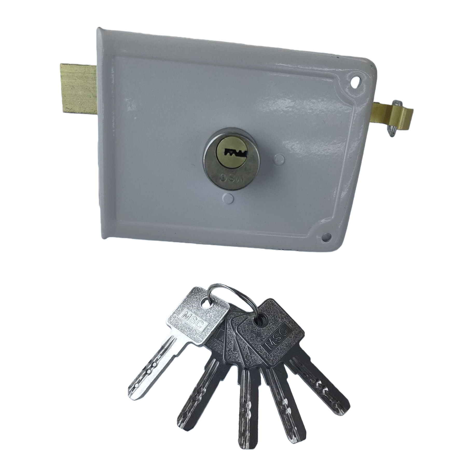 Double-key lock set, anti-theft door lock, household padlock, hardware accessories Item Picture