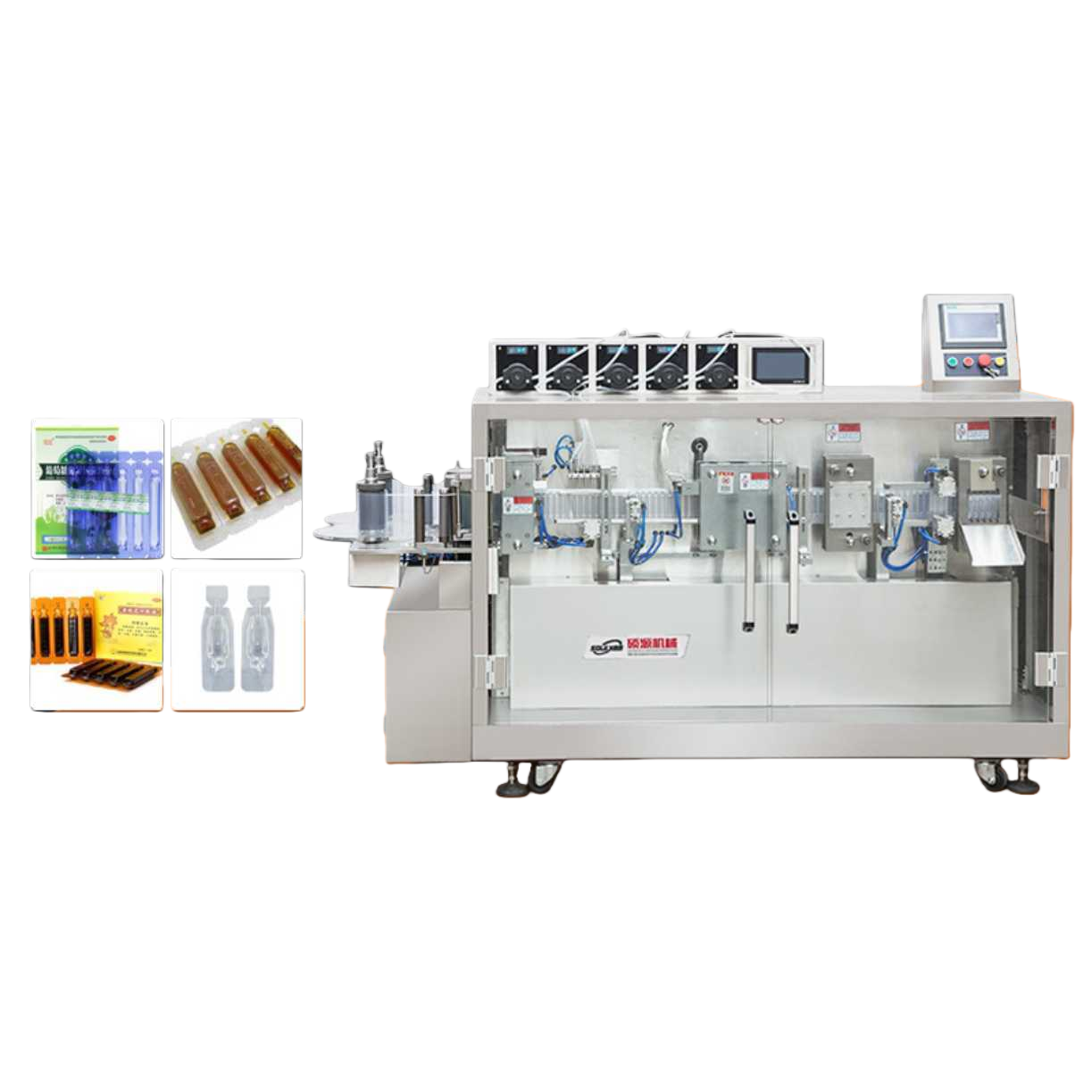 The filling machine is a fully automatic liquid filling equipment suitable for food, medicine and daily chemicals Item Picture