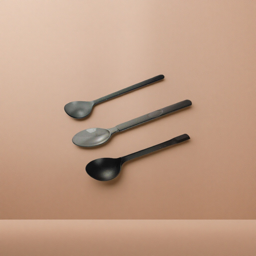 Metal spoon, stainless steel long-handled spoon, 15cm, household kitchen spoon, multi-functional stirring spoon