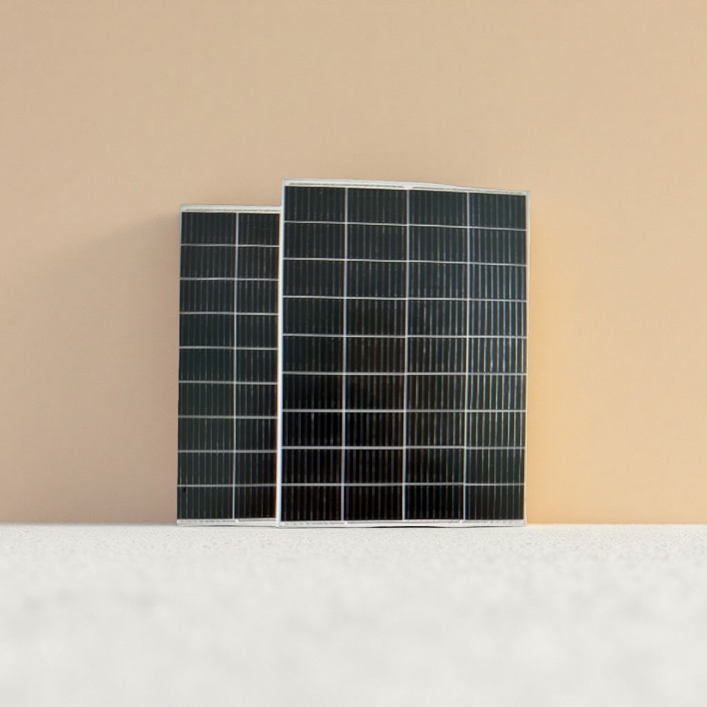 太阳能电池板 单晶硅 100W 光伏发电板 户外家用充电