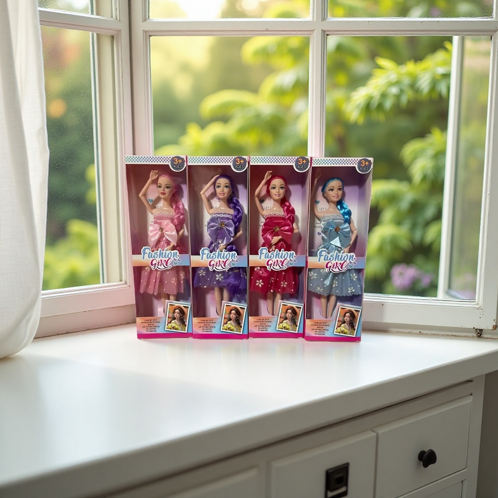 Fashion Girl series Barbie dolls are exquisite and can be dressed up as gifts for girls details Picture