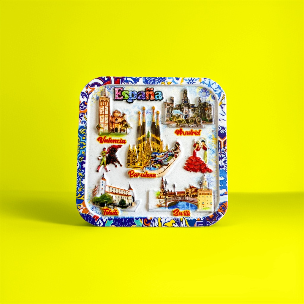 Spanish-themed fridge magnets and magnetic stickers for home and office decoration details Picture