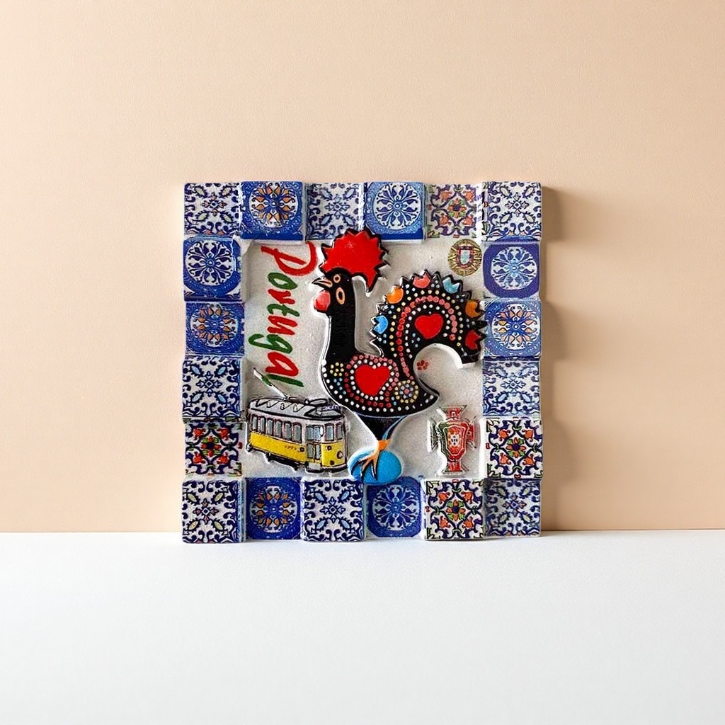 Portuguese-themed fridge magnets
