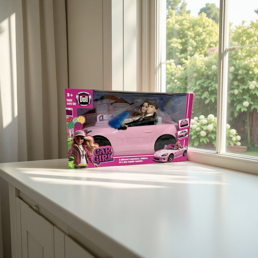 The car girl doll set includes a variety of accessories Application Scenario