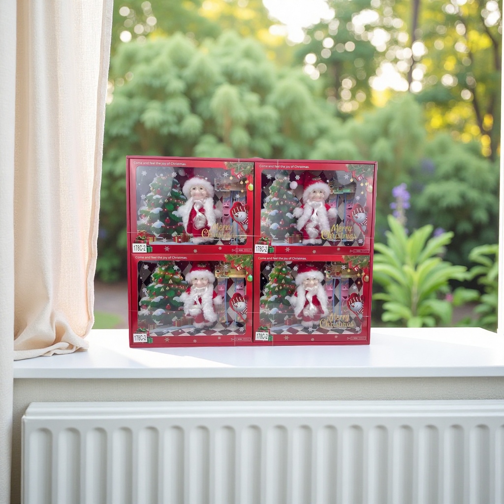 Santa Claus plush toy, a festive decorative item