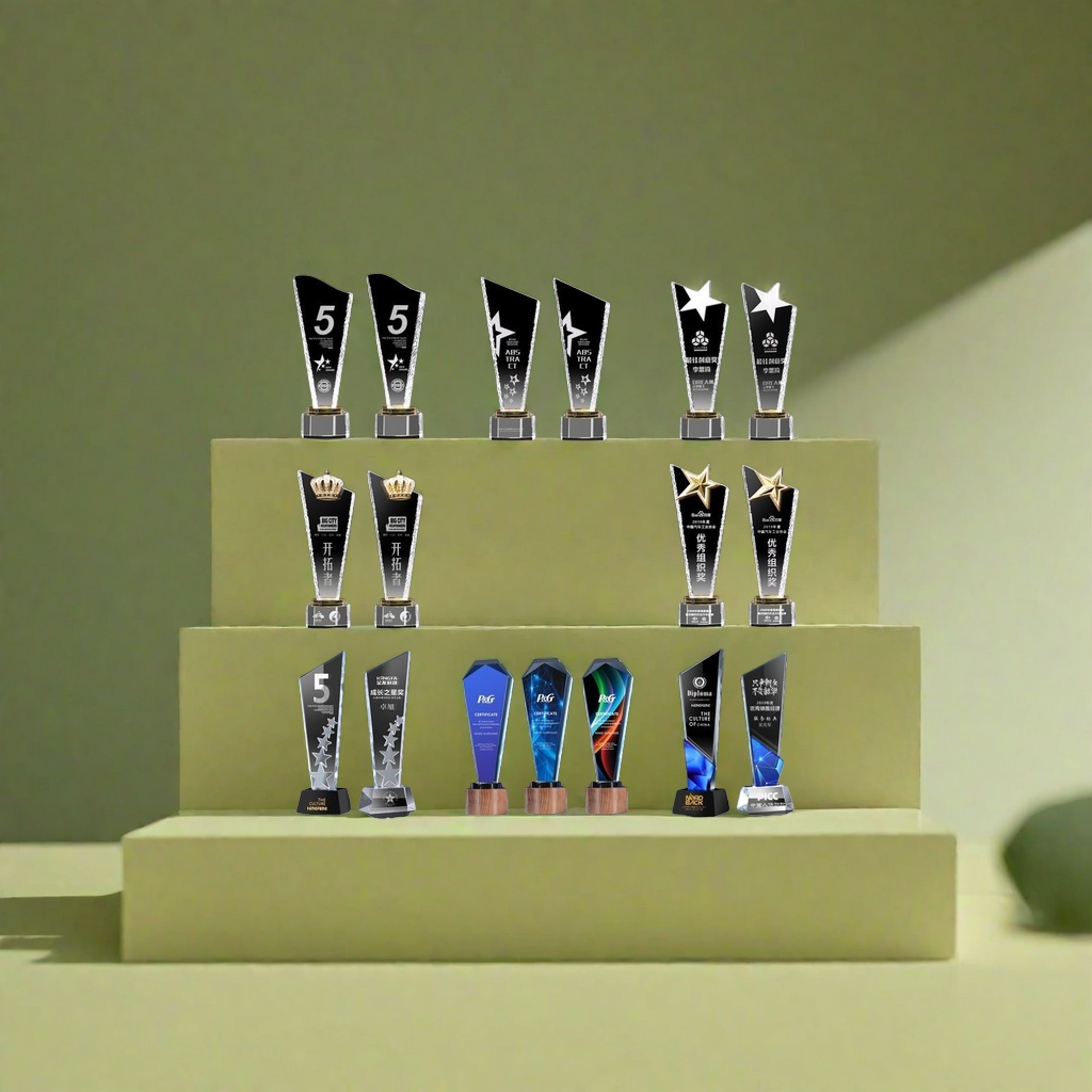 Customized metal gold-plated trophy, 10-inch award ceremony prize Application Scenario