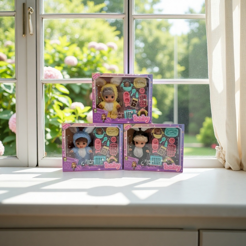6-inch sugar-coated cute doll toys and accessories set Application Scenario