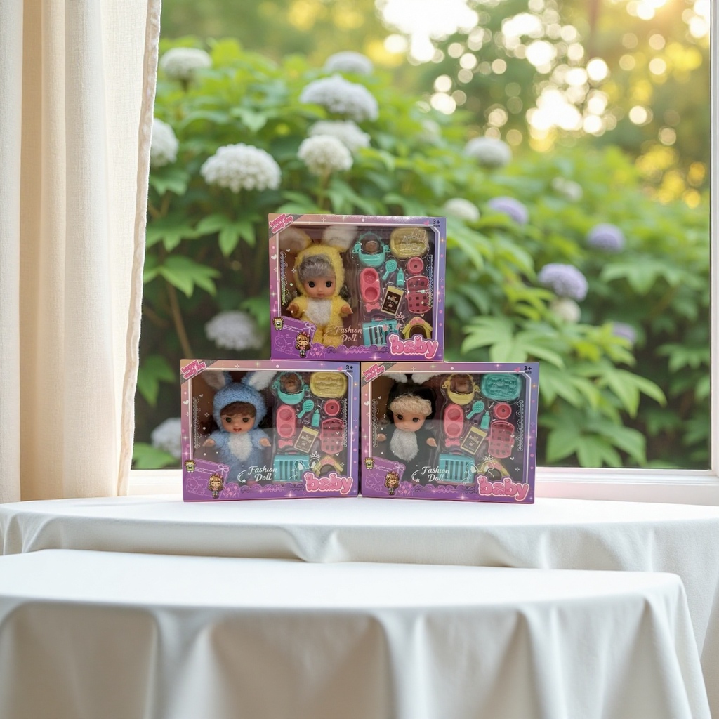 6-inch sugar-coated cute doll toys and accessories set