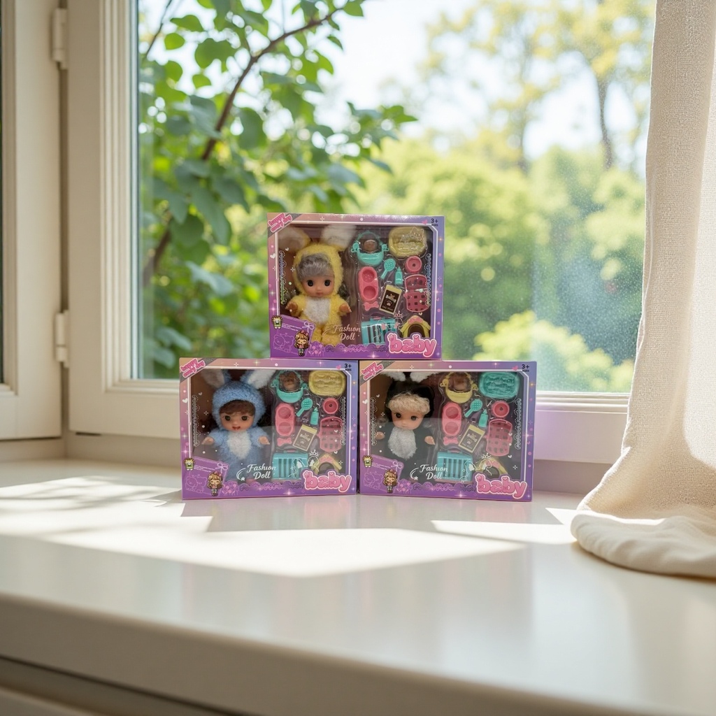 6-inch sugar-coated cute doll toys and accessories set details Picture