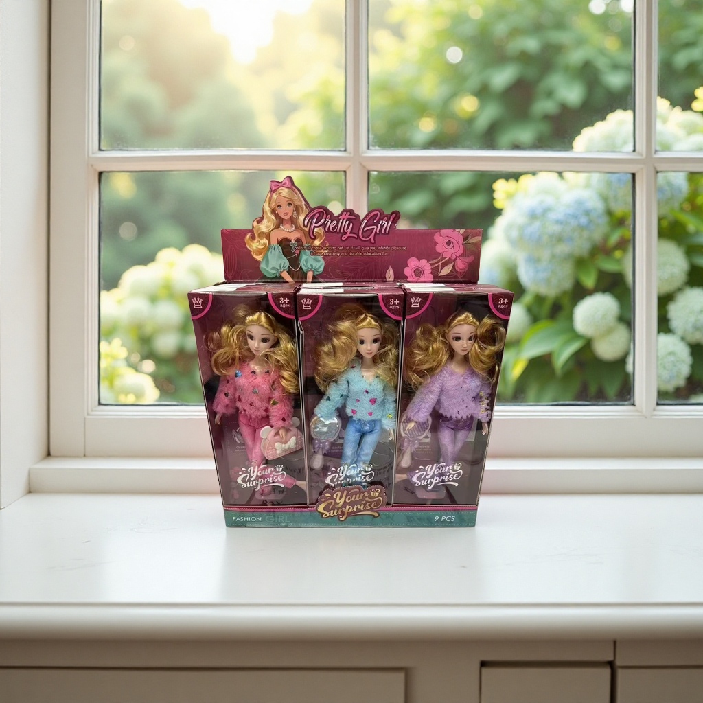 Pretty Girl series Fashionable toy doll set details Picture