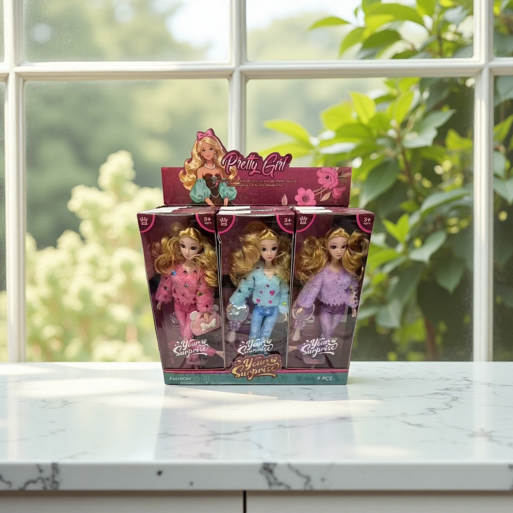 Pretty Girl series Fashionable toy doll set Application Scenario