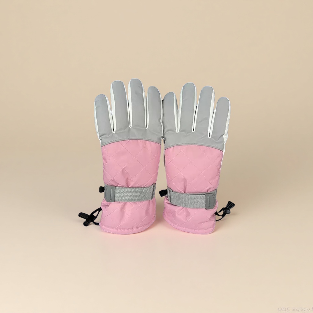 Multi-functional ski gloves, thickened, cold-proof, warm and breathable ski gloves for both men and women details Picture