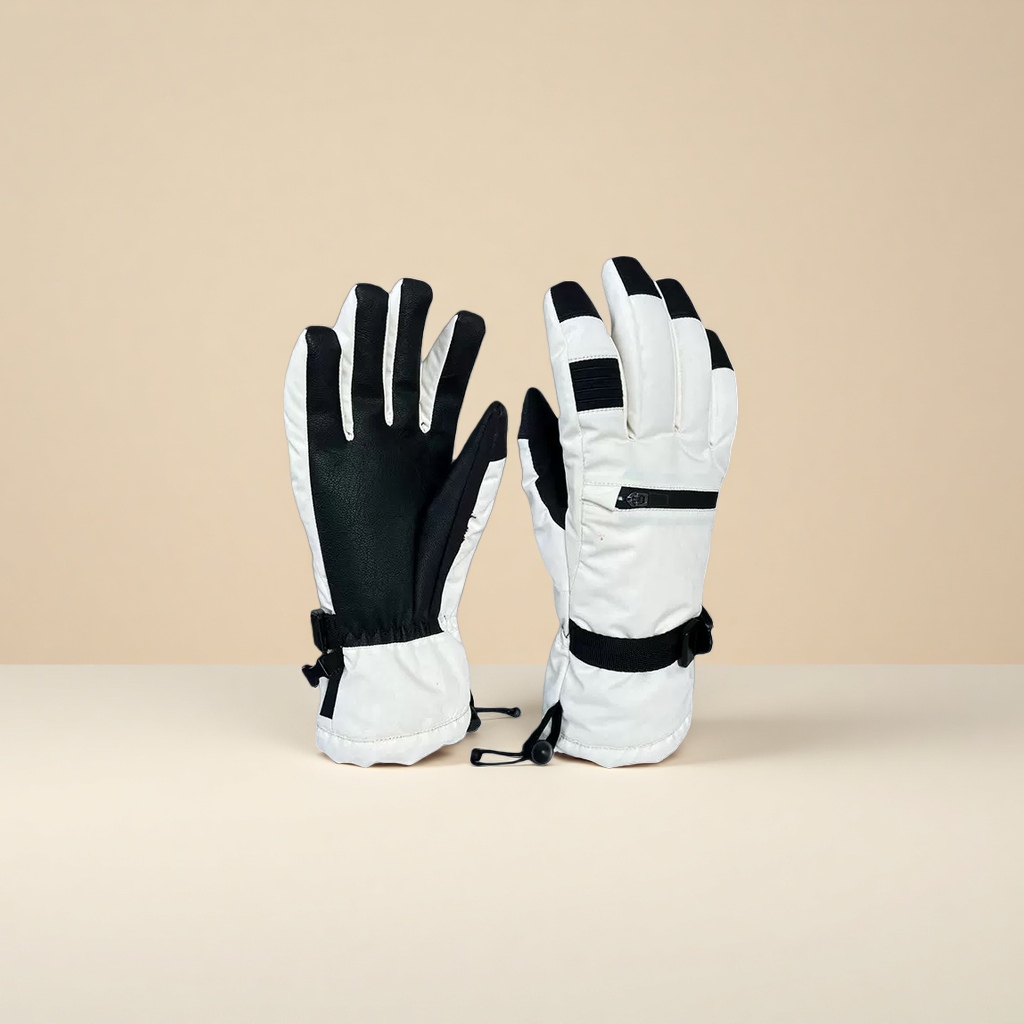 Multi-functional ski gloves, thickened, cold-proof, waterproof and breathable ski gloves for both men and women details Picture