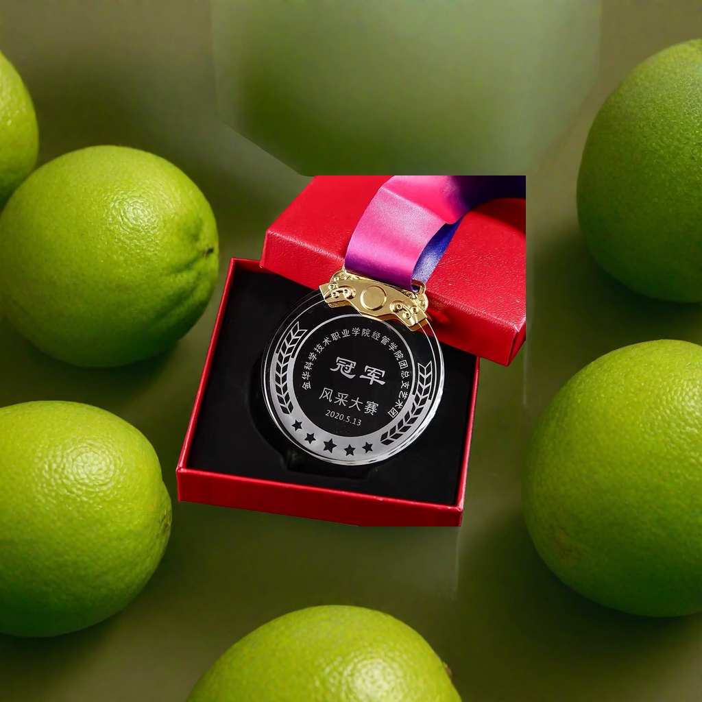 Custom-made high-precision zinc alloy gold-plated MEDALS, 50mm round for event award ceremony commemoration Specification image