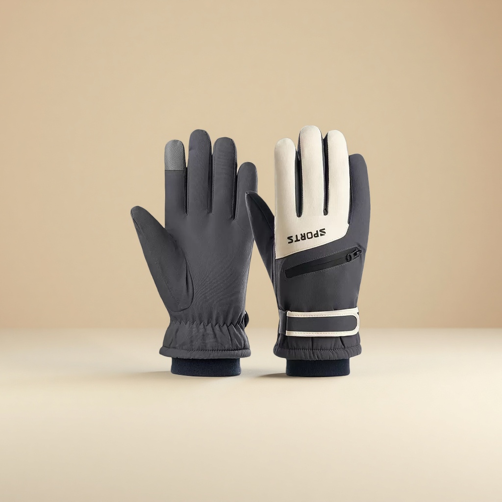 Thickened sports gloves for warmth and cold protection, suitable for cycling and fitness