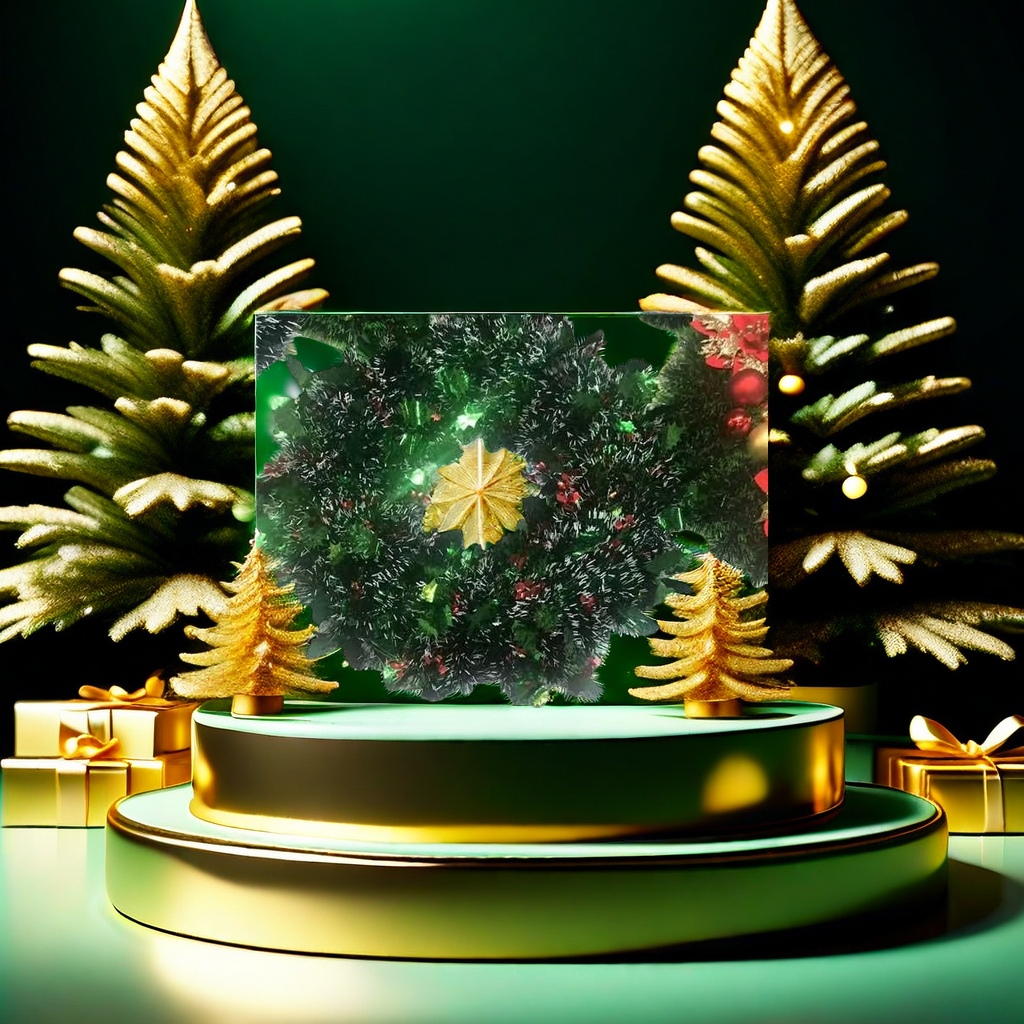 圣诞花环仿真松枝装饰挂门客厅卧室节日氛围🎄产品图