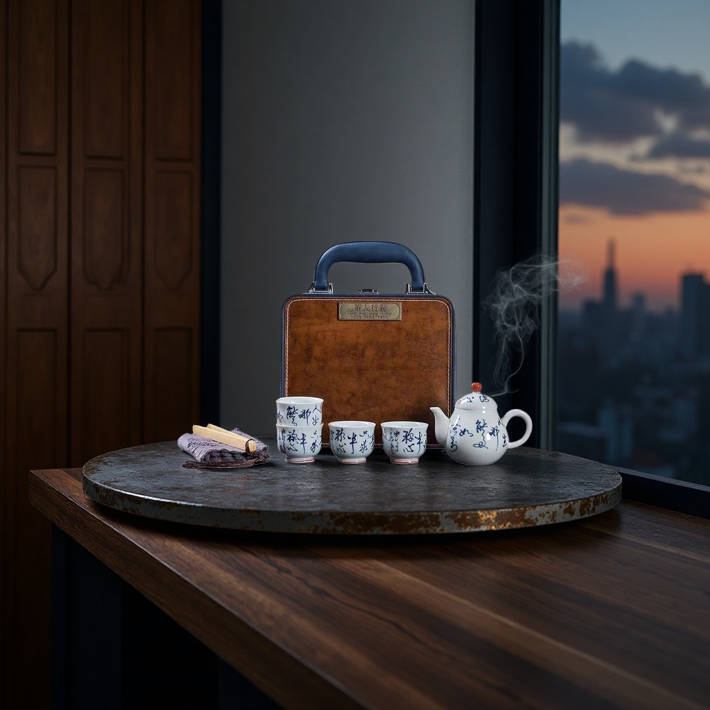 Set de té tetera tazas de té kit de viaje kit de té de cerámica portátil caja de regalo details Picture