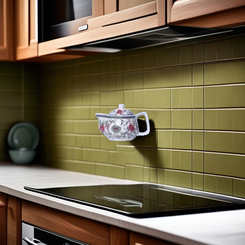 Ceramic teapot, hand-molded, household brewing teapot, tea set accessories Application Scenario