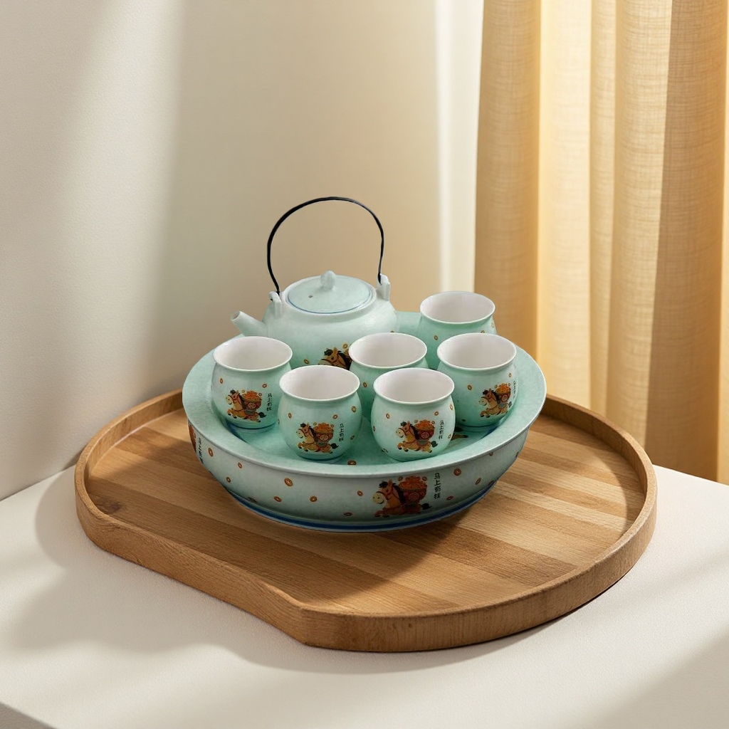 茶具套装 茶壶配茶杯 陶瓷功夫茶具 礼盒装