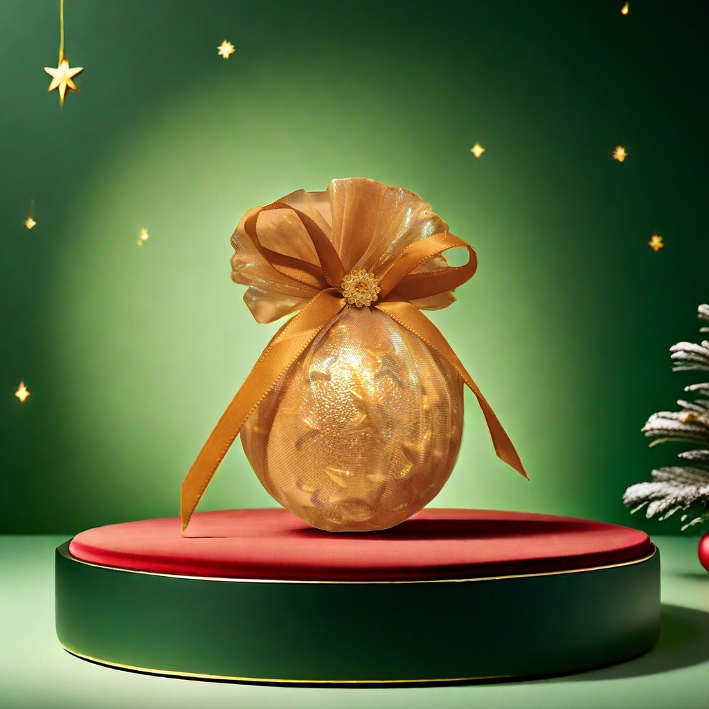 Golden decorative balls, Christmas home decor items, New Year party decoration supplies