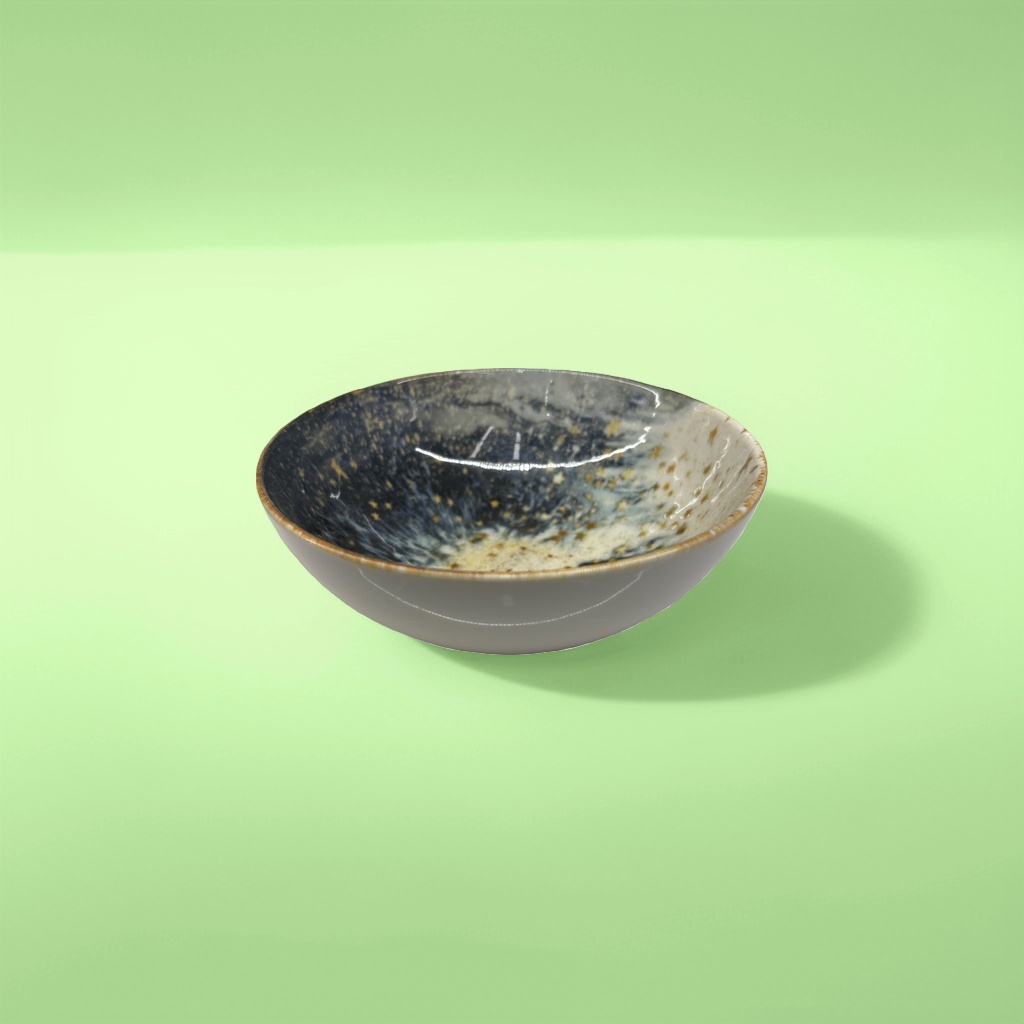 陶瓷碗 家用釉下彩防烫大容量汤饭两用碗