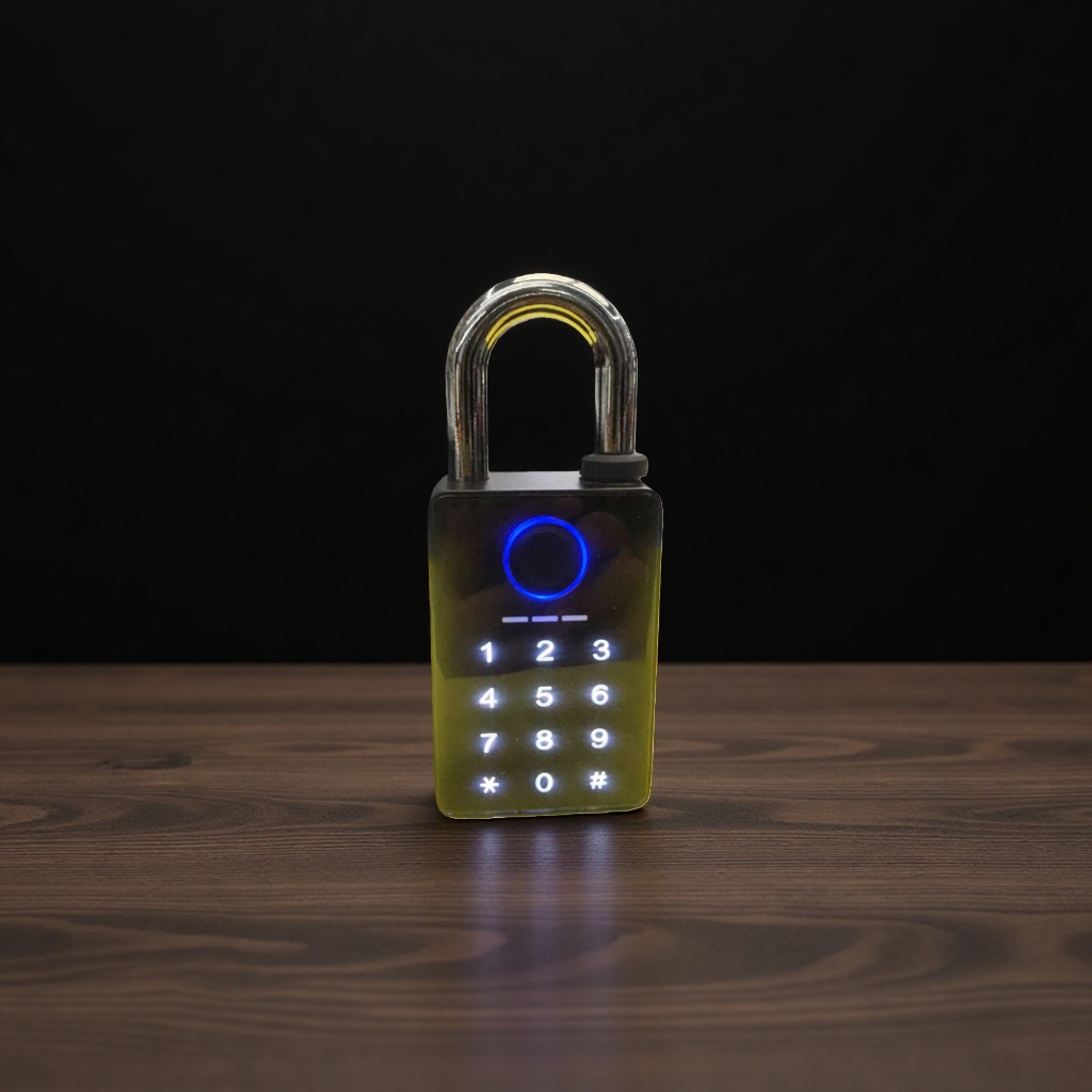 Cerradura de combinación inteligente identificación de huellas dactilares cerradura electrónica de puerta cerradura de seguridad para el hogar conjunto de cuerpo Specification image