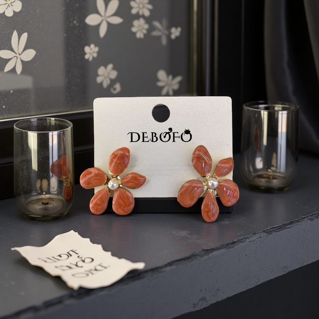 Pendientes de flor moda diseño simple pendientes ligeros y versátiles para el uso diario Specification image