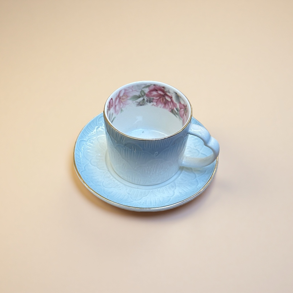 茶杯 陶瓷茶杯 带盖茶杯 办公家用茶杯 350ml产品图