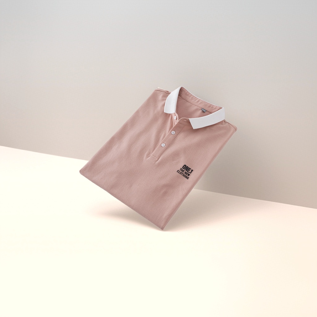 Pink Polo shirt, men's short-sleeved pure cotton casual top Application Scenario