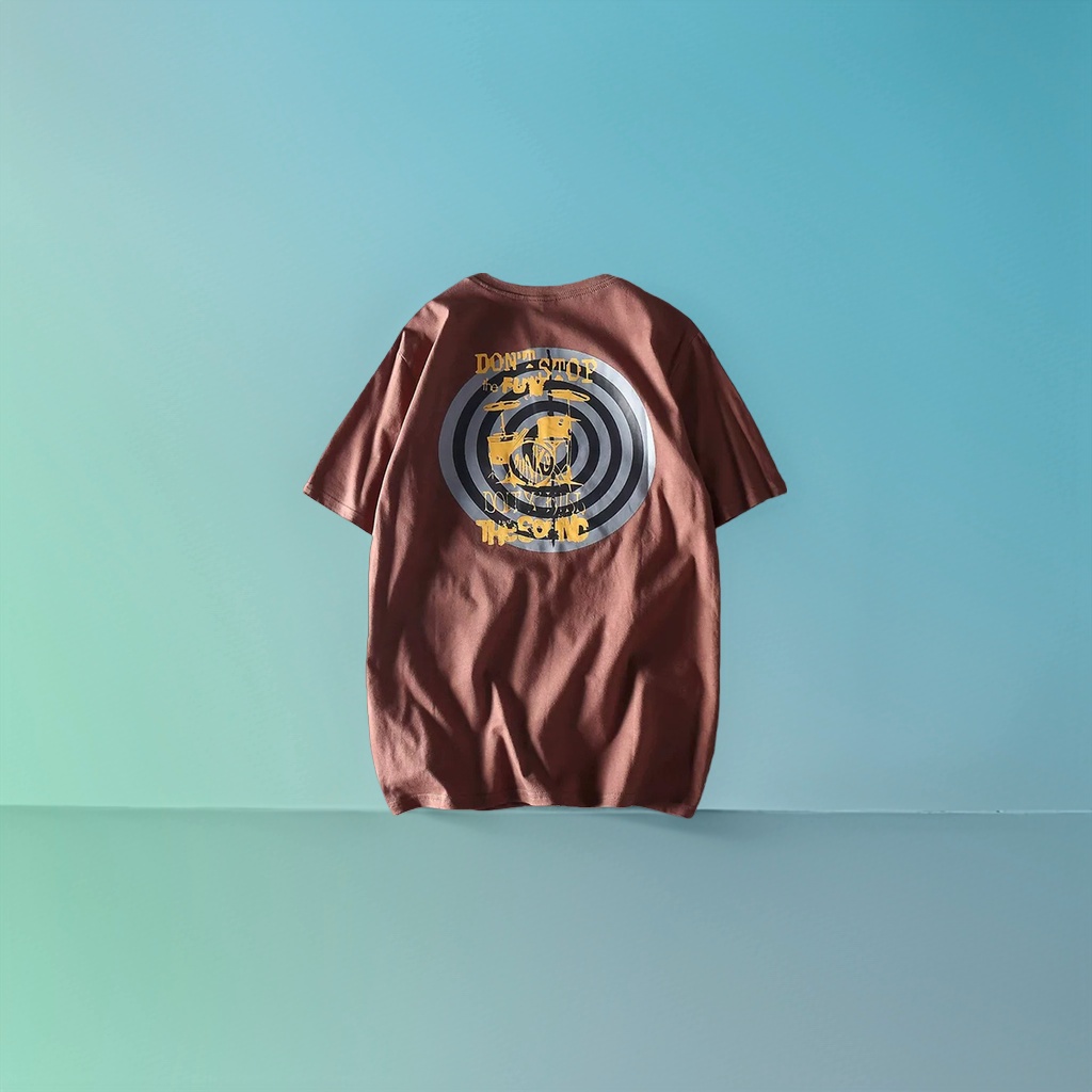 Light grey-brown pure cotton short-sleeved T-shirt, a basic men's top details Picture