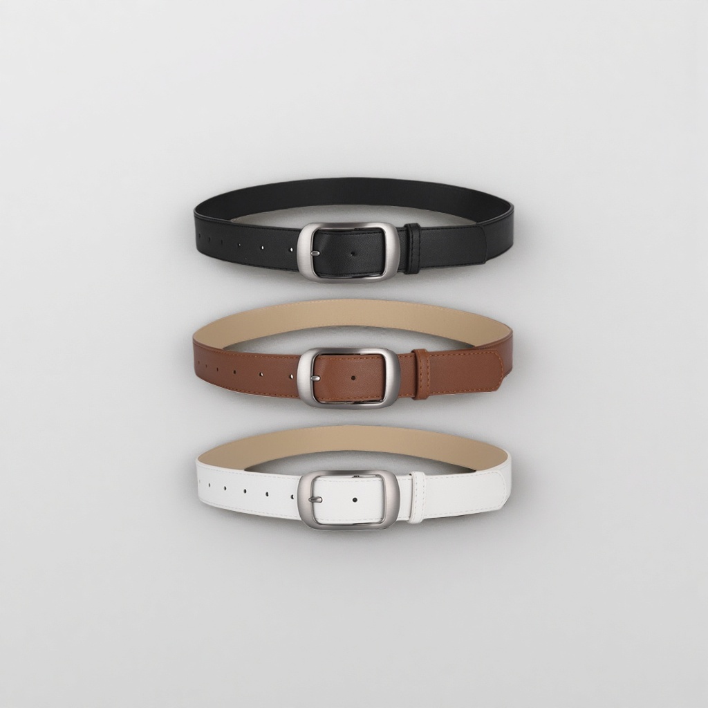 Leather men's automatic buckle belt, 3.5cm wide adjustable business casual belt Application Scenario