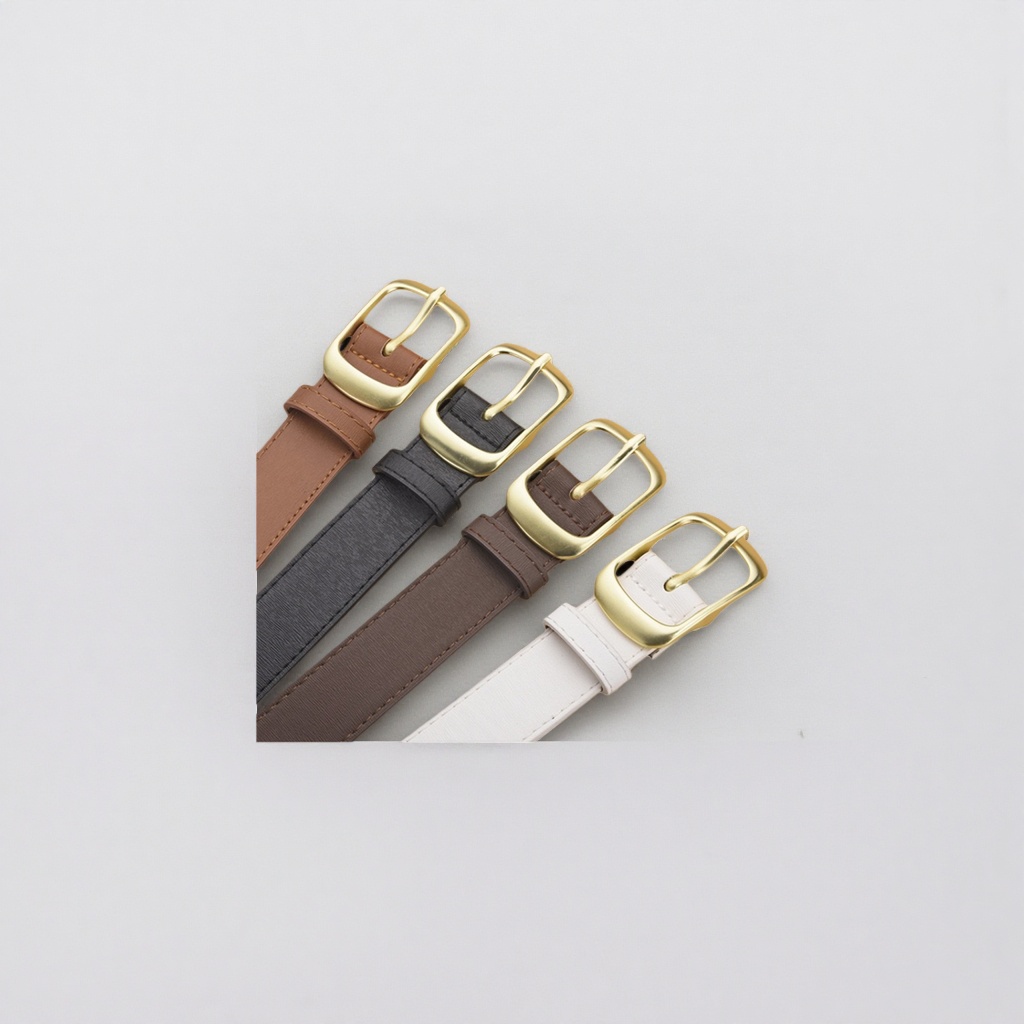 Men's cowhide needle-buckle belt, 3.8cm wide business formal belt Specification image