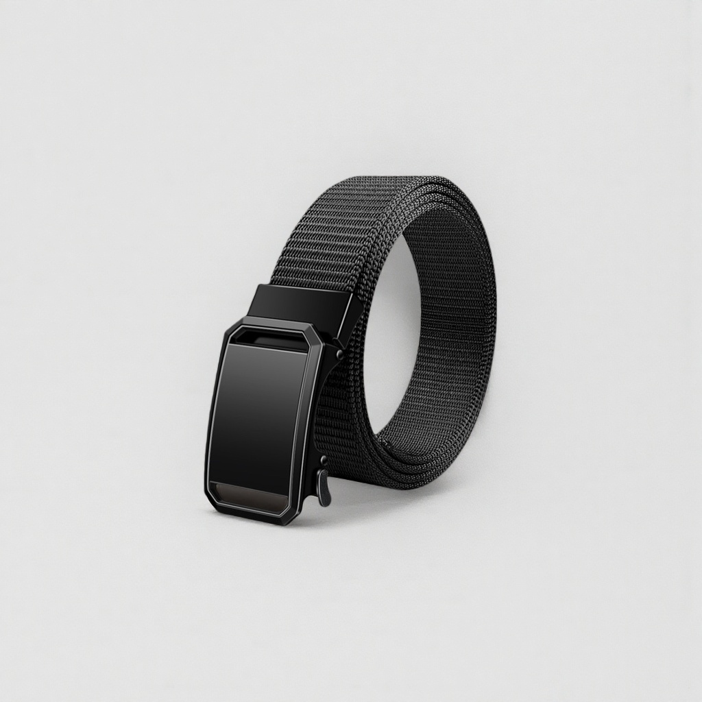 The black fabric belt is fashionable and versatile, suitable for both men and women Specification image