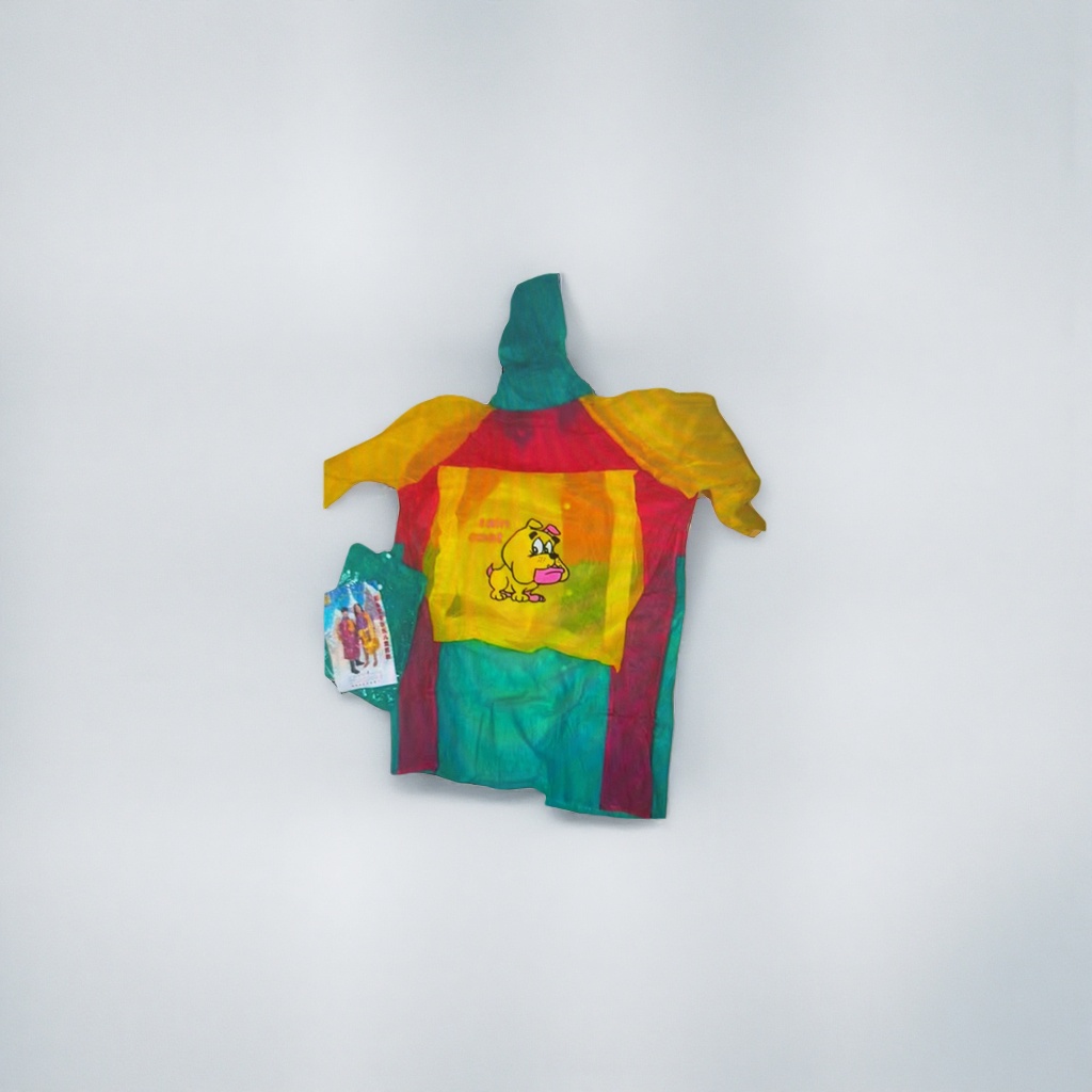 Colorful cartoon raincoat, waterproof and windproof, children's raincoat, unisplendour raincoat details Picture