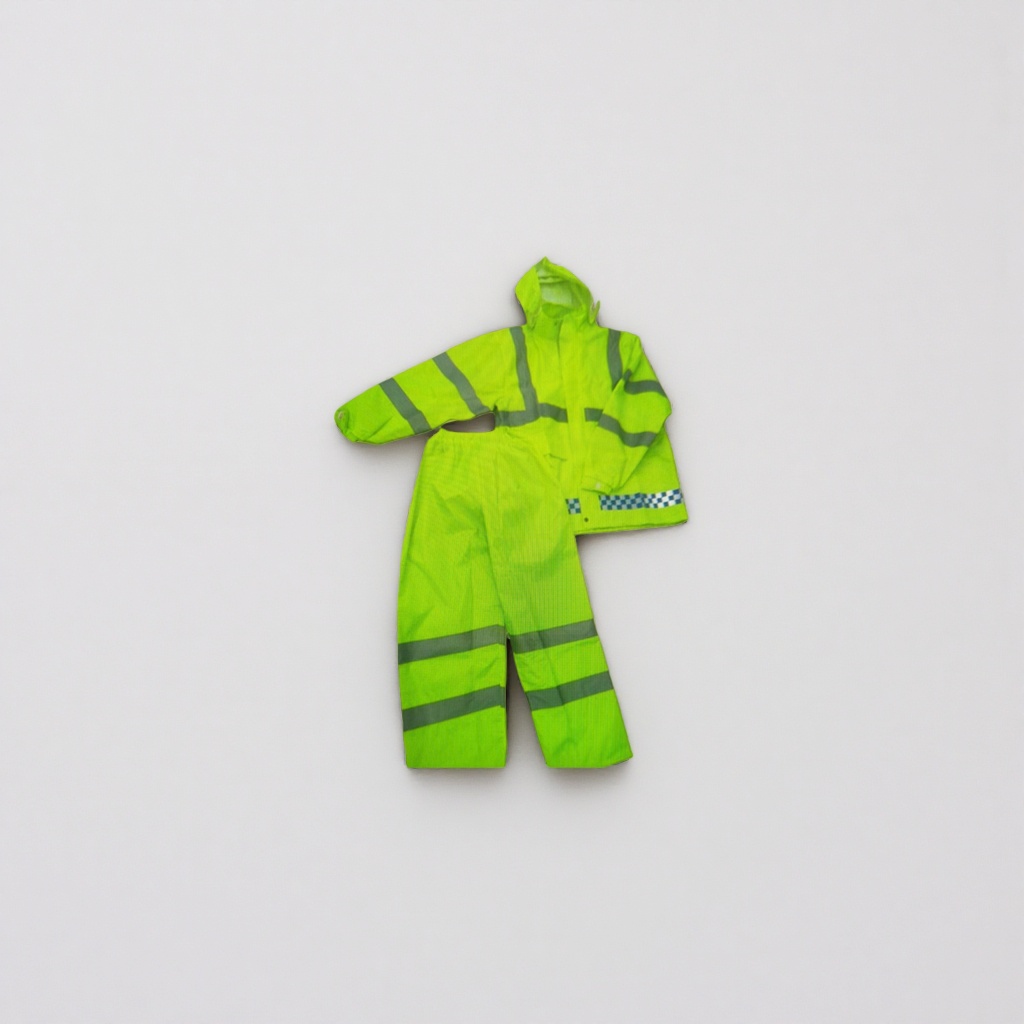 Fluorescent green reflective work clothes, universal safety protective clothing for men and women, with high visibility at night Application Scenario