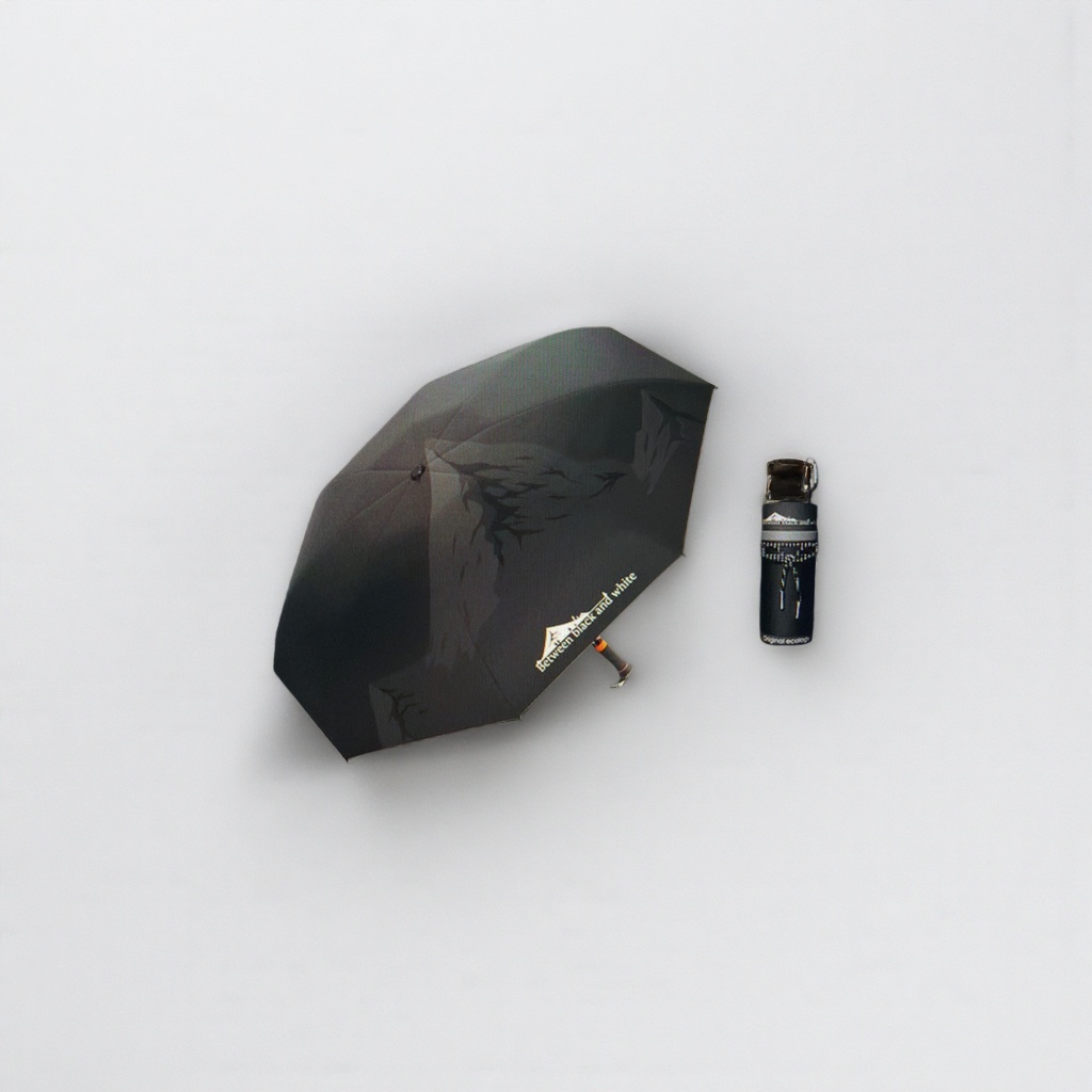 黑色雨伞 时尚折叠便携防晒防雨晴雨两用伞